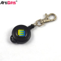 Promotional retractable plastic badge holder with metal dog hook